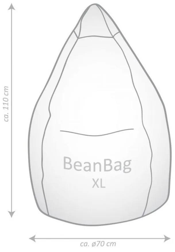 Zitzak BeanBag Alfa XL - Wijnrood