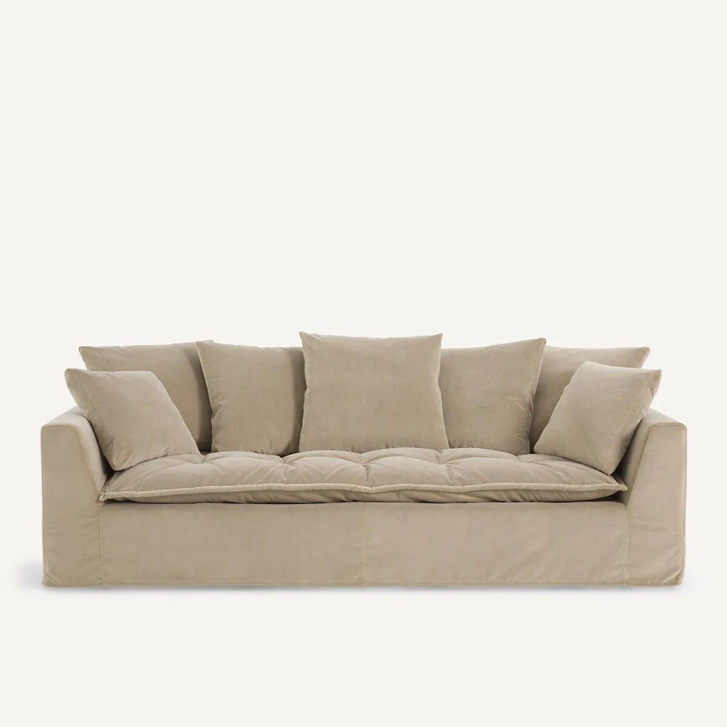 Zetel van stonewashed fluweel, OTAVIA