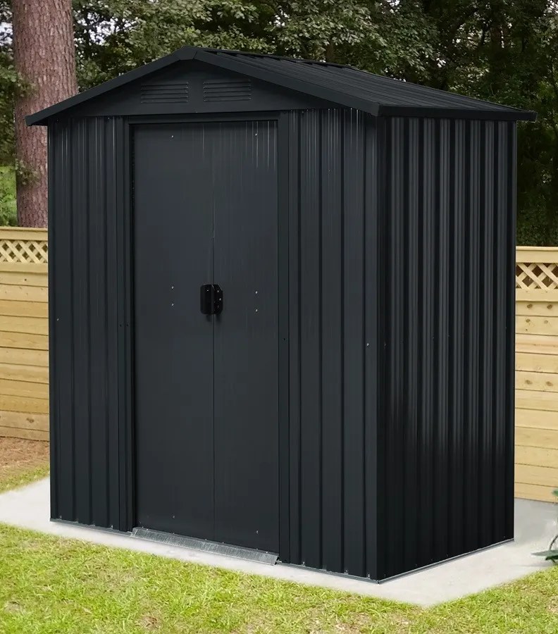 Metalen gereedschapshuisje Helsinki 1,9x1,1 m Store Boss antraciet