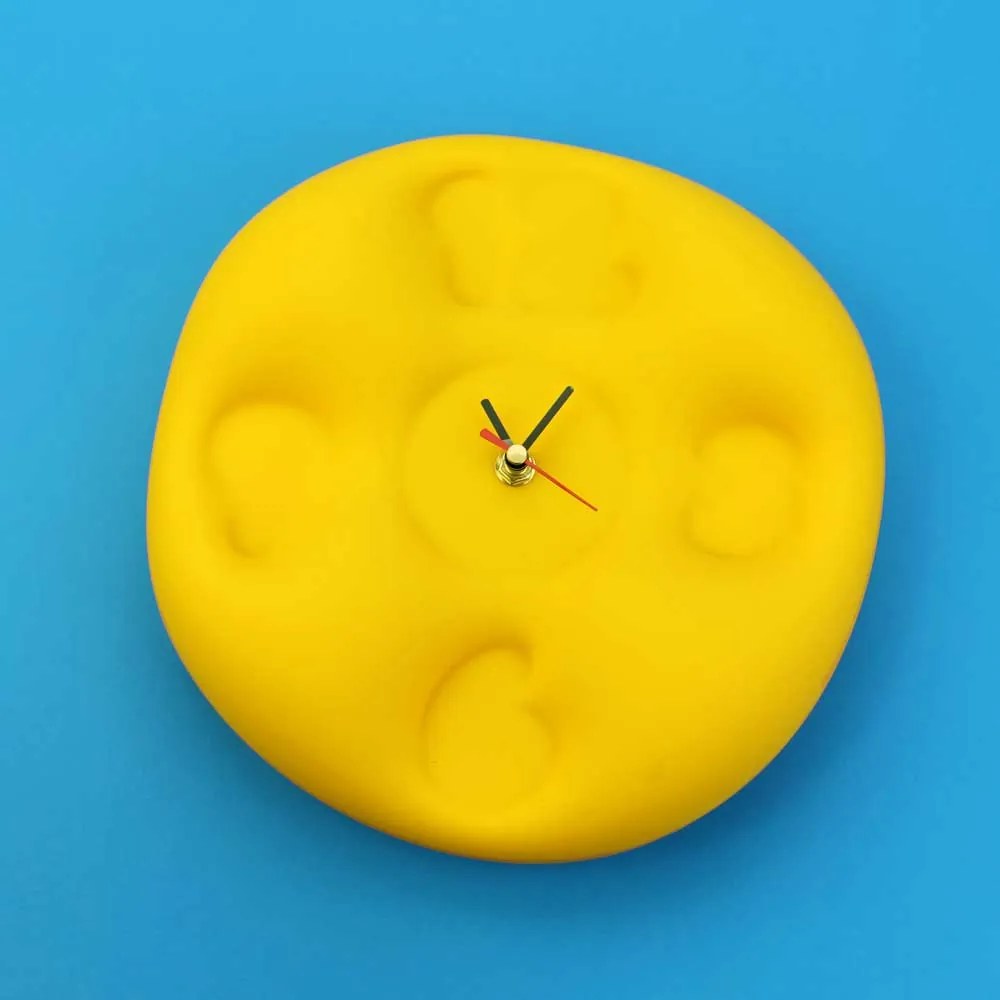 Design Klok - Teun Zwets - Bubble Clock Geel