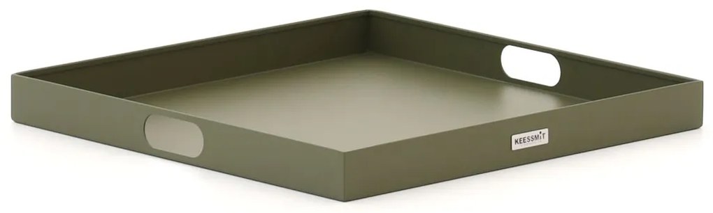 Dienblad voor buiten en binnen  | Manifesto  | Aluminium | Groen | 50x50cm | Kees Smit Tuinmeubelen
