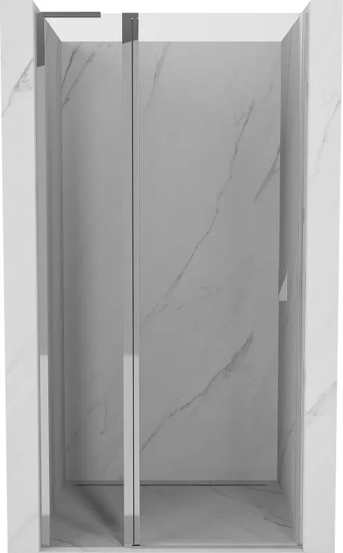 Mexen Mist L draaideur douchedeur 100 cm, transparant, chroom - 8A4L-100-000-01-00