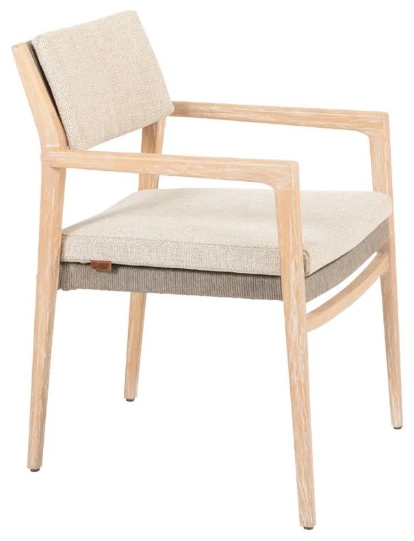 4 Seasons Outdoor Julia stapelbare tuinstoel SALE Tuinstoel beige weerbestendig