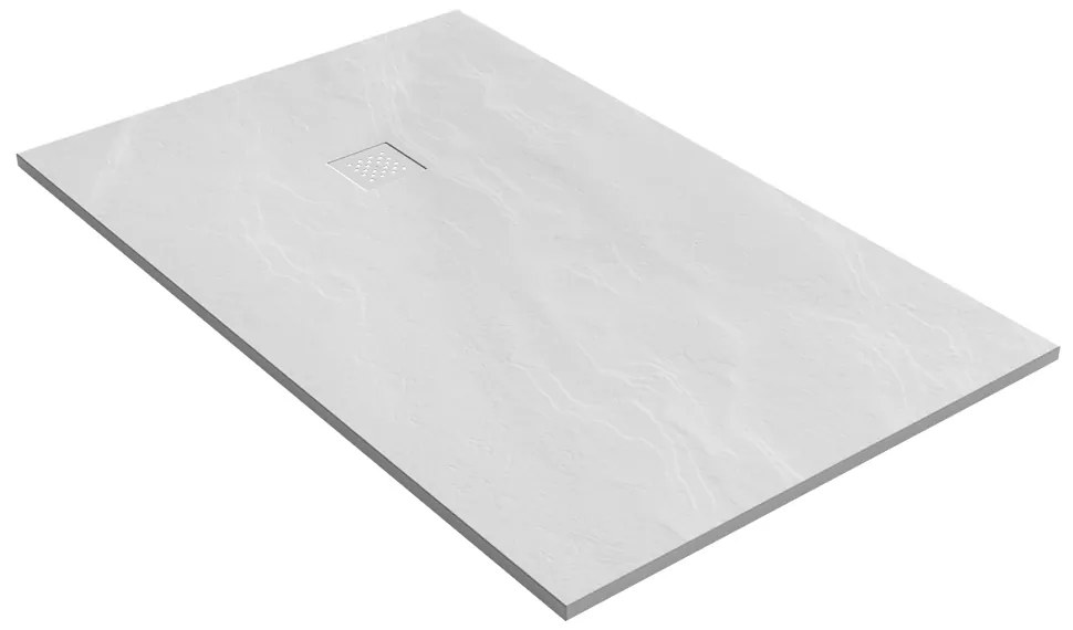 Brauer Crag douchebak 100x160x3cm mat wit