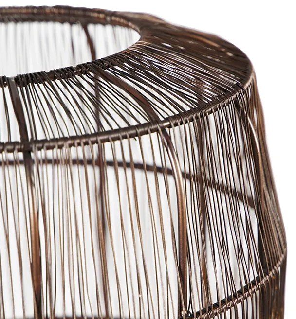 Moderne vloerlamp tripod koper - Redo