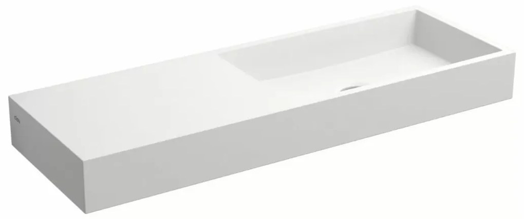 Clou Mini Wash Me fontein solid surface links 56cm wit mat