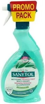 Sanytol Eucalyptus 2x500ml – Desinfecterende Allesreiniger – Zonder bleek – 99,9% effectief – Fris &amp; krachtig