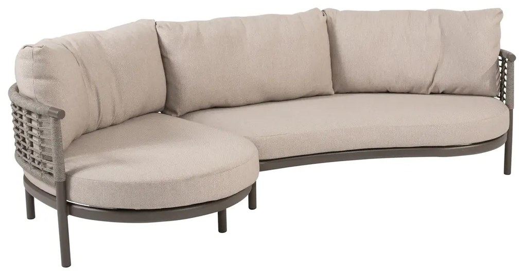 Taste by 4 Seasons Puglia chaise loungebank terre Loungebank bruin weerbestendig