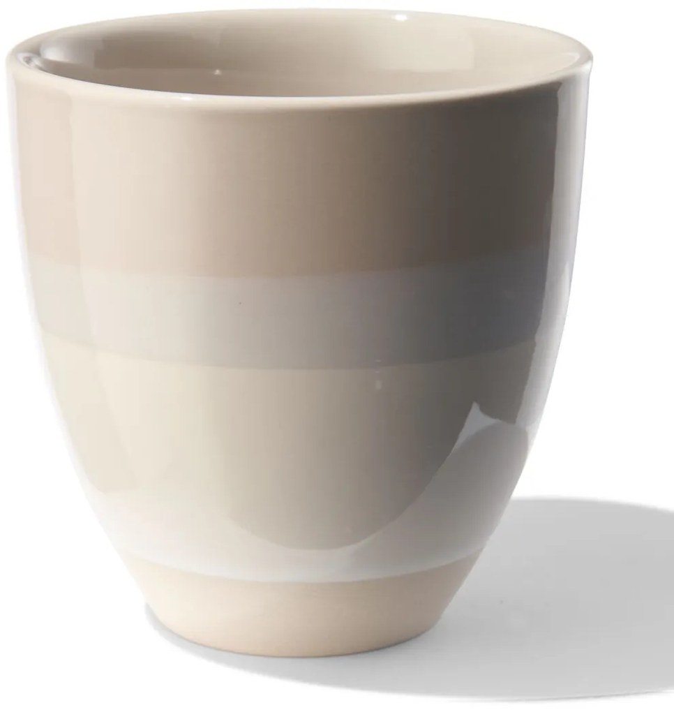 HEMA Mok 280ml Sevilla Mat/glans Beige (wit)