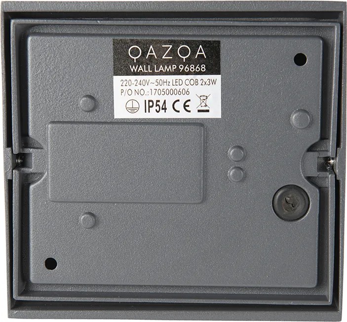 Moderne buiten wandlamp donkergrijs incl. LED 2-lichts IP54 - Mal