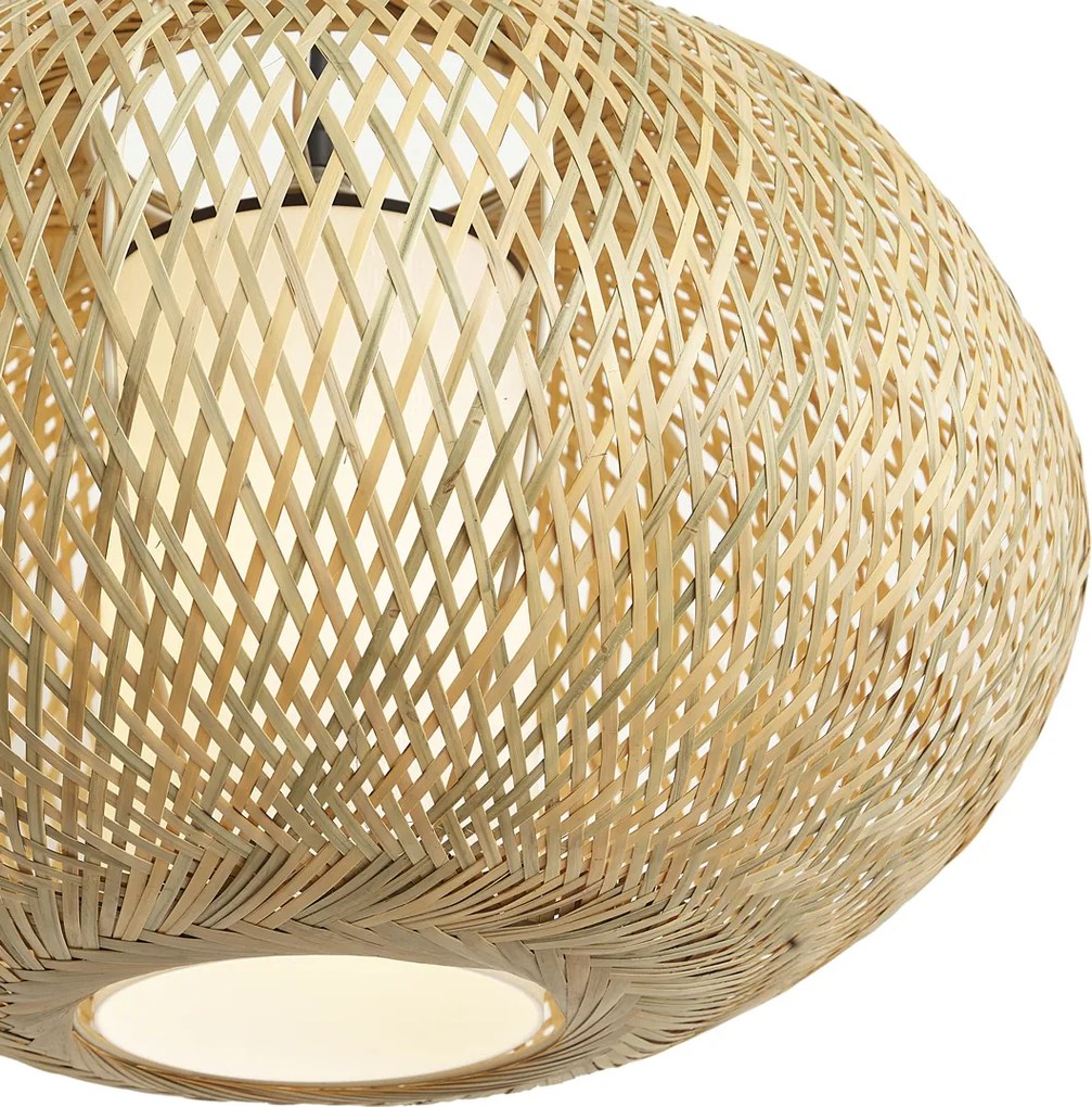 Japandi hanglamp bamboo 50cm IP44 - Moana