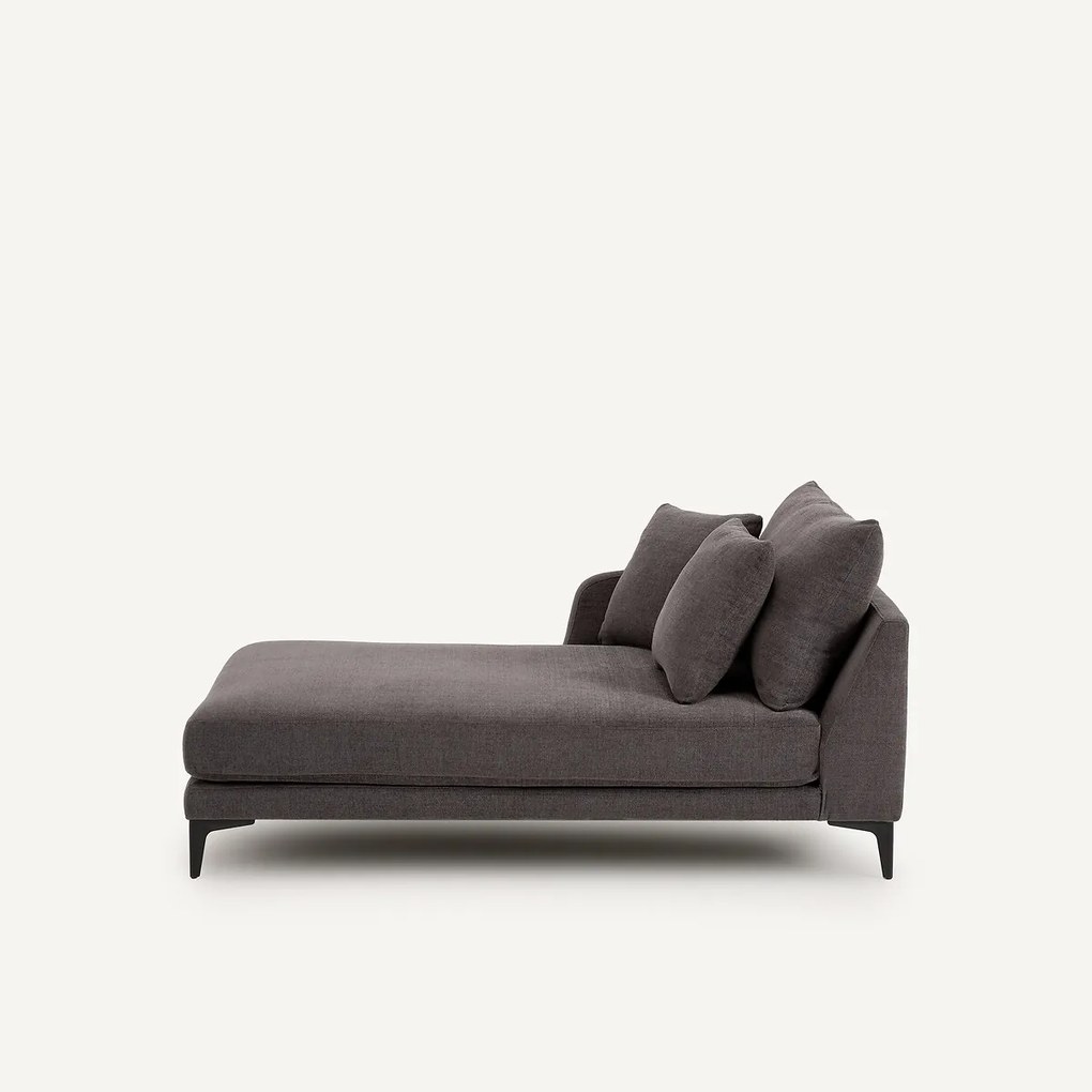 Longchair van gevlochten polyester, MODERNISTE, ontwerp Emmanuel Gallina
