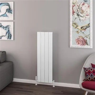 Eastbrook Withington radiator 35x120cm aluminium 742W wit mat