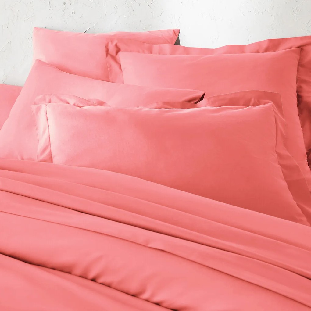 Dekbedovertrek met rits in effen katoen, Scénario