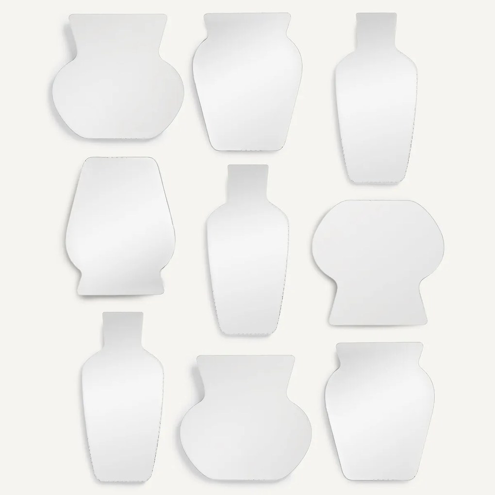 Afgeschuinde spiegel, H41 cm, Mirage