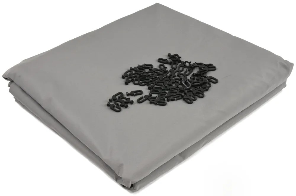 Antraciet Sevilla terraspergola 3x3m met Garden Point gordijnen