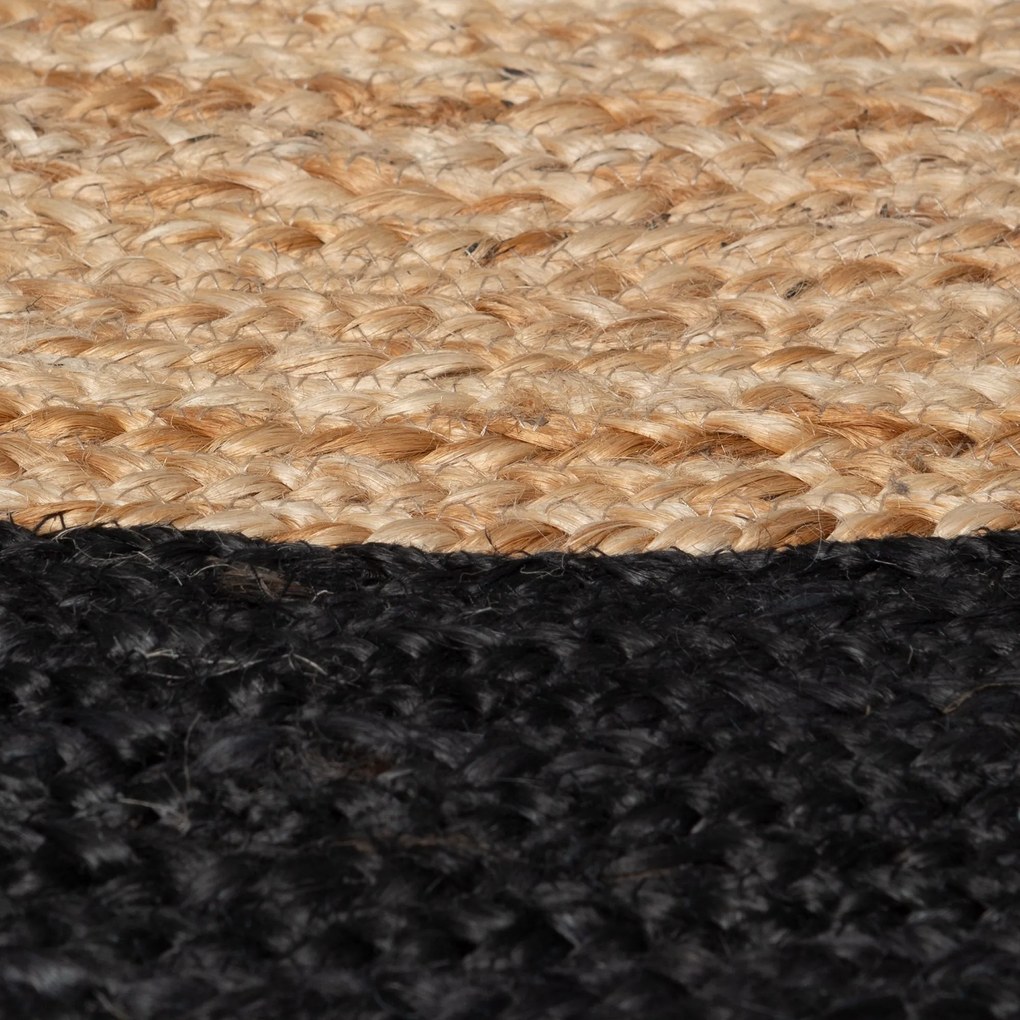 Vloerkleed Nico jute rond | Casa Caron