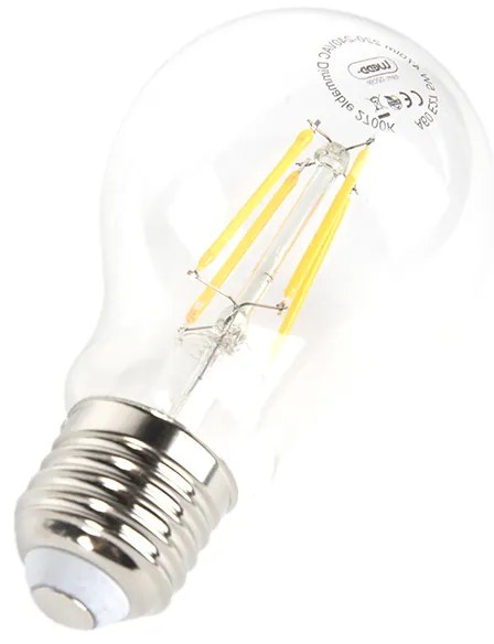 Set van 5 E27 dimbare LED lampen A60 5W 470 lm 2700K