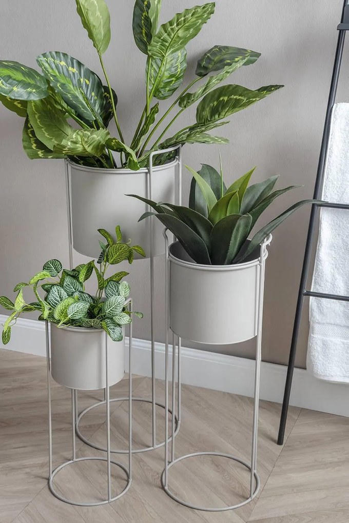 Set van 3 bloempotten Essence rond | PT LIVING