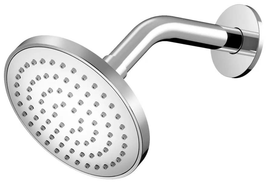 Hotbath Mate M385 13cm hoofddouche met wandarm geborsteld nikkel