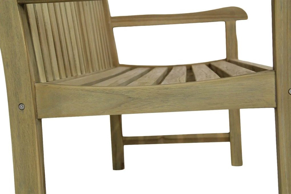 Garden Collections Preston Tuinbank Incl. Forest Green Kussen Teak Old Teak Greywash