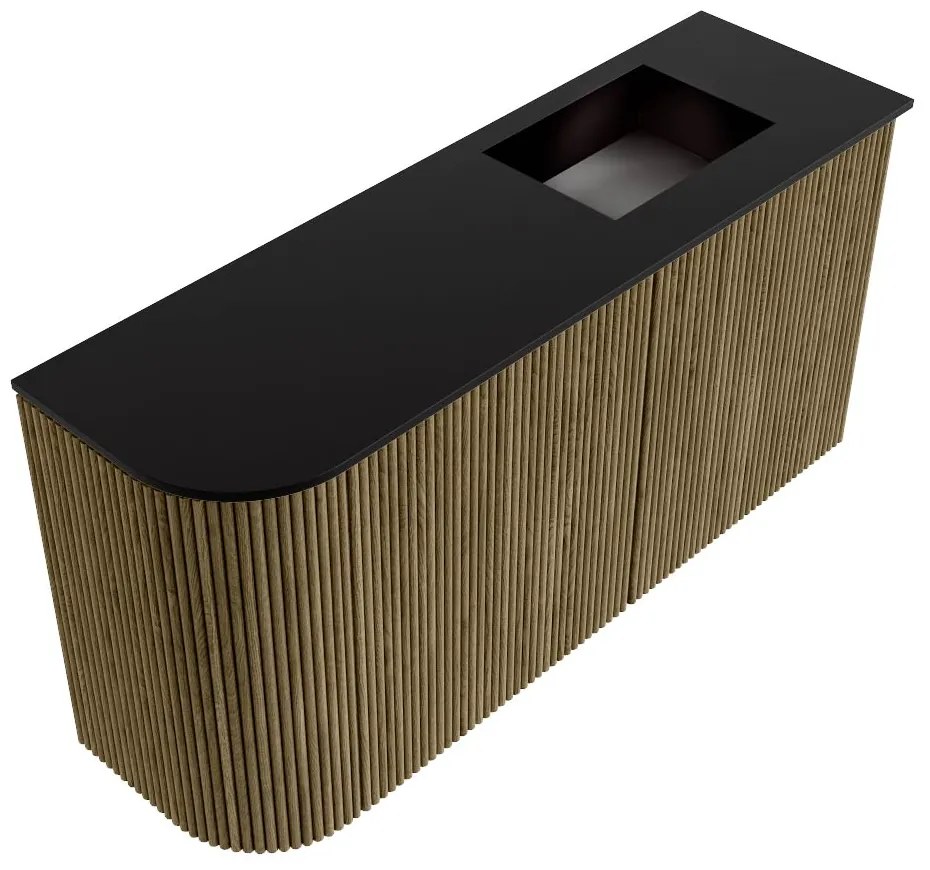 Mondiaz Joya 80cm toiletmeubel ronding links dusk met wastafel faye rechts 1 kraangat urban