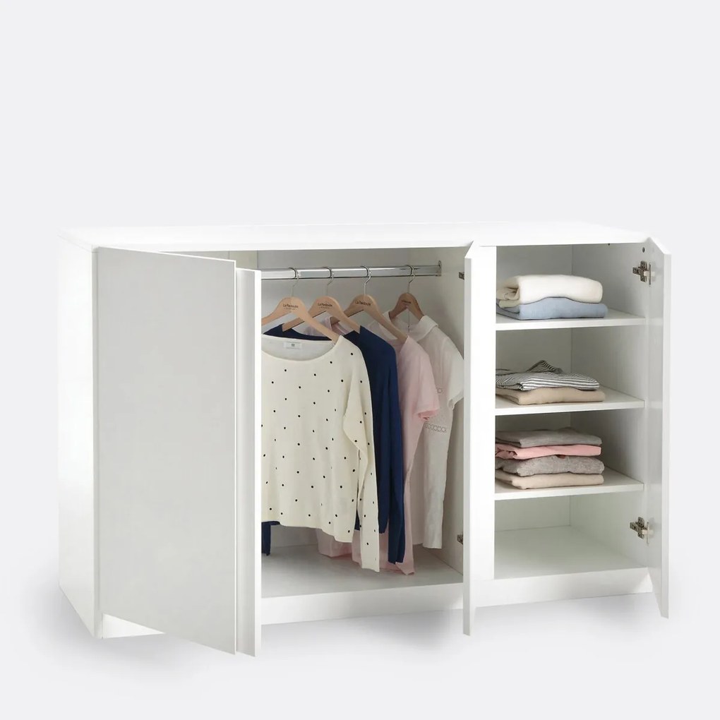 Kleding en linnenkast 3 deuren, Léo