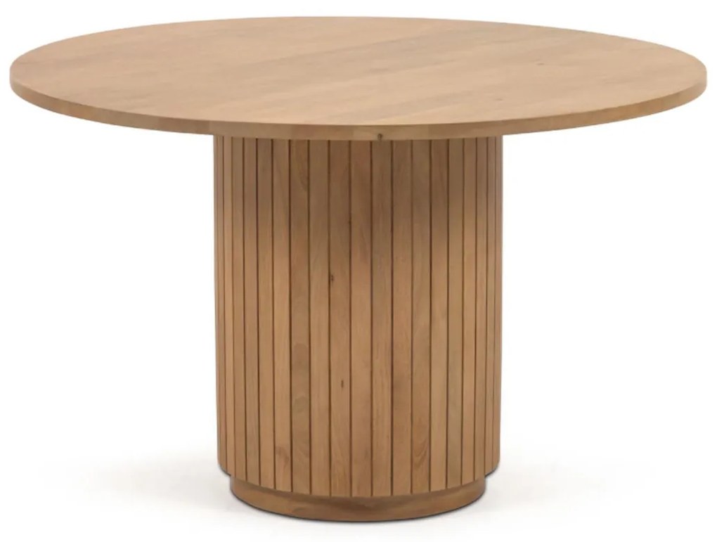 Kave Home Licia Ronde Eettafel Massief Acacia Hout 120 Cm - 120 X 120cm.