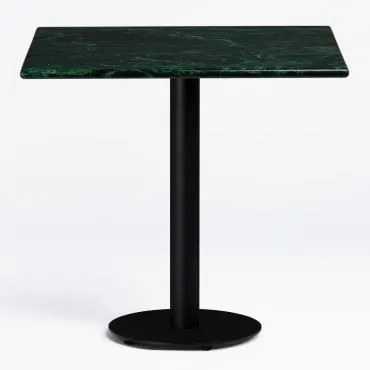 Vierkante Bar Tafel Van Rocher Marmer Groen Marmer & ~60 Cm - Sklum