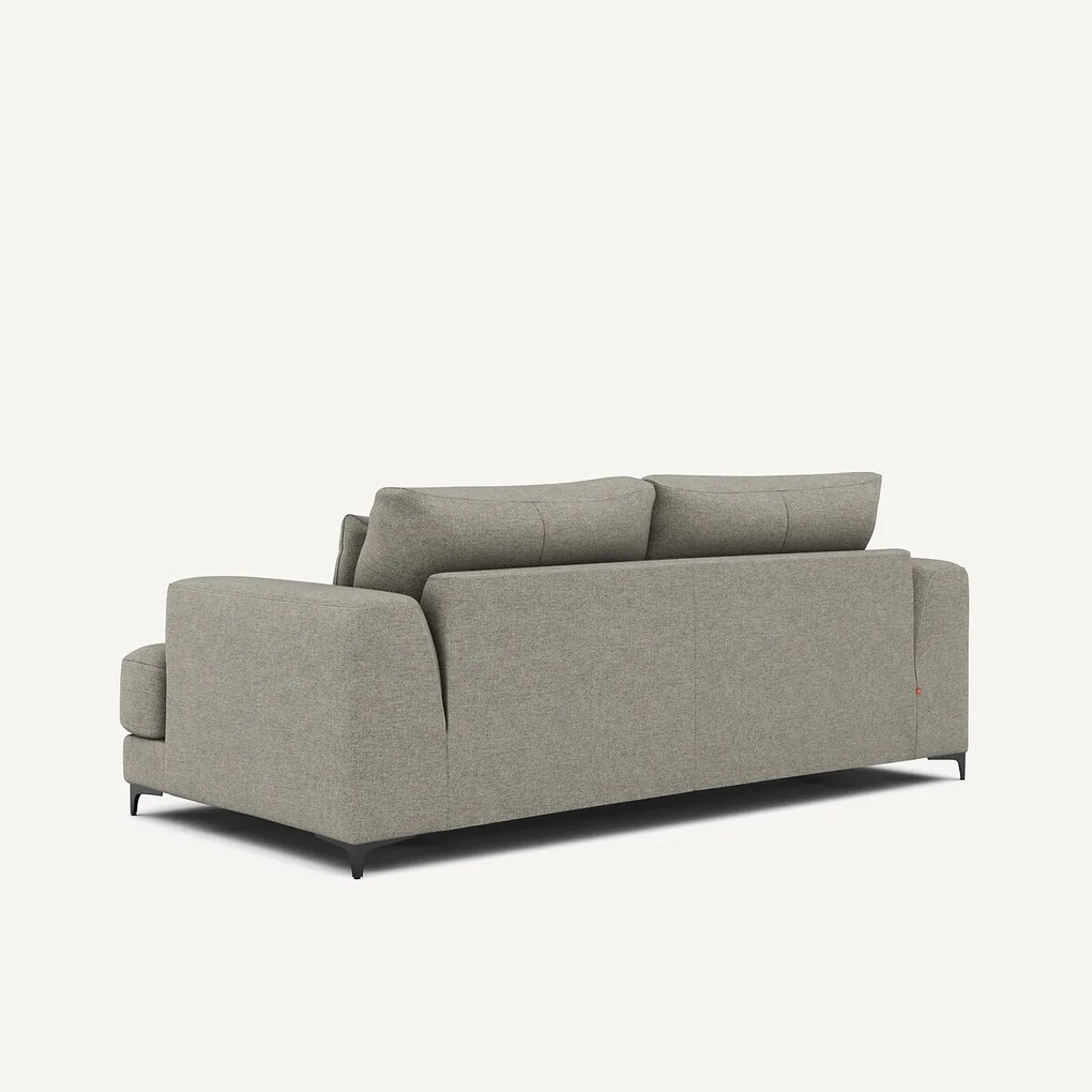3-zits slaapbank met textuur linnen viscose, Marsile