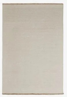 Rechthoekig Tapijt Van Wol En Katoen Quiteria Tapioca Beige & 200 X 300 Cm - Sklum