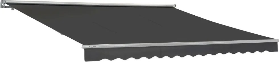 Grijze terraszonwering 395 x 300 cm Garden Point