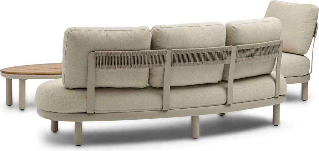 Stoel en Bank Loungeset 5 personen Rope Zand/Beige  Coco Almara