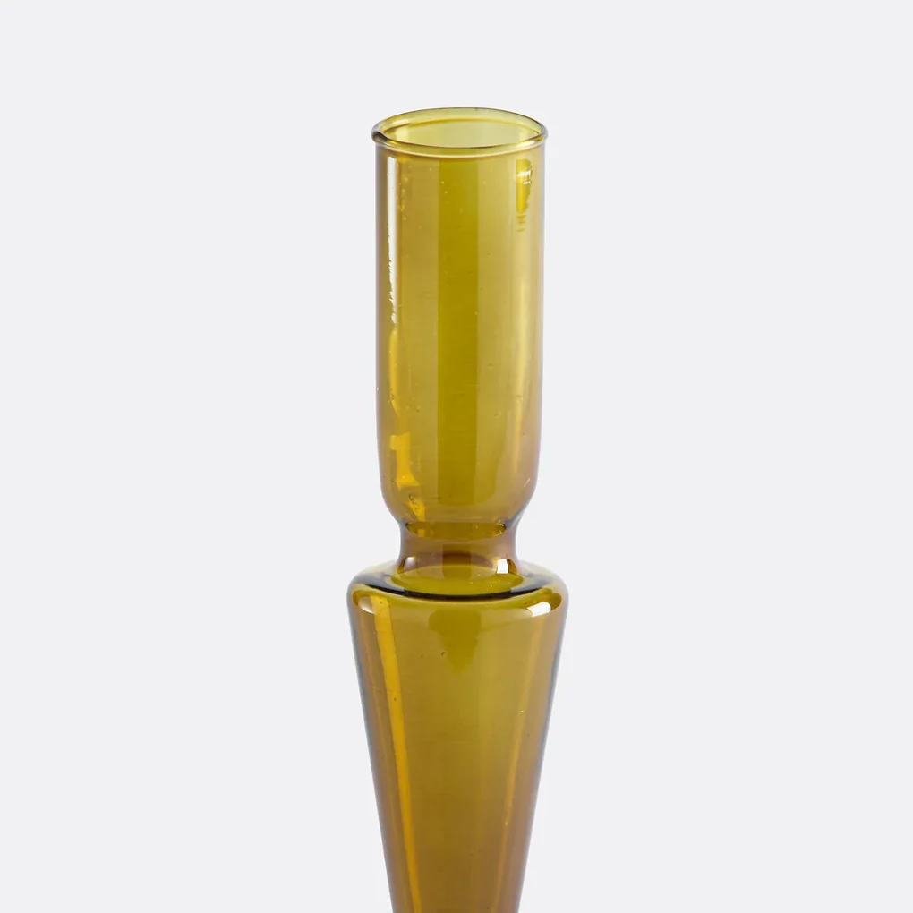 Kandelaar in glas H25 cm, Chilava