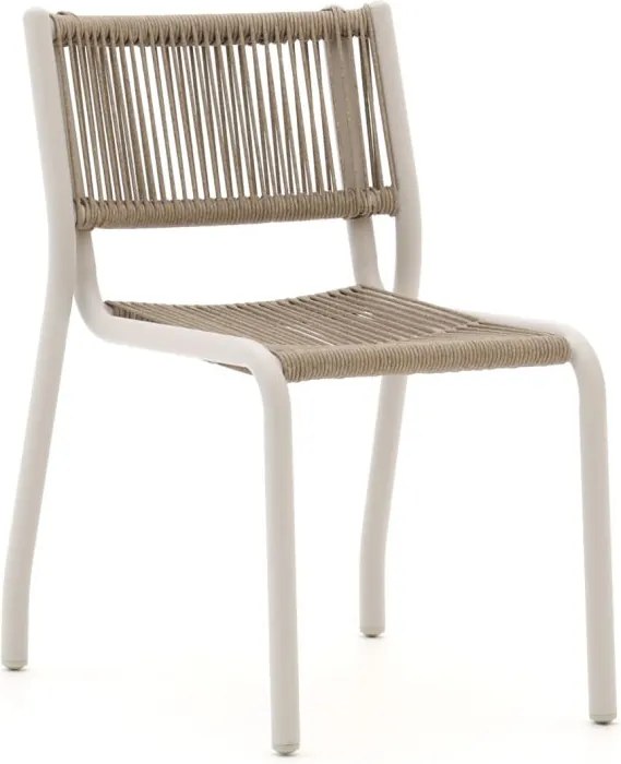 Dining tuinstoel | Manifesto  Cecita | Wicker (vlechtwerk) | Taupe | Stapelbaar | Kees Smit Tuinmeubelen