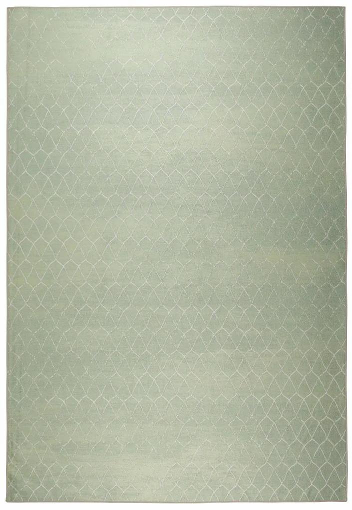 Zuiver Buitenkleed Crossley Groen 170x240cm - Katoen polyester - Zuiver - Industrieel & robuust