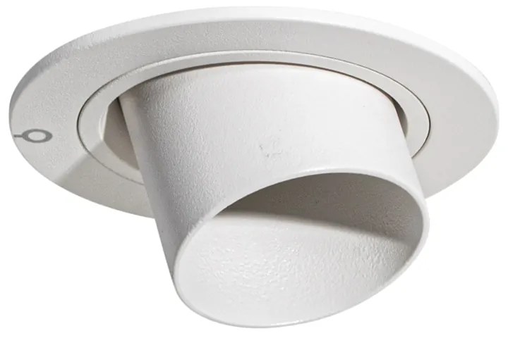 Moderne inbouwspot wit GU10 35mm rond kantelbaar - Installa