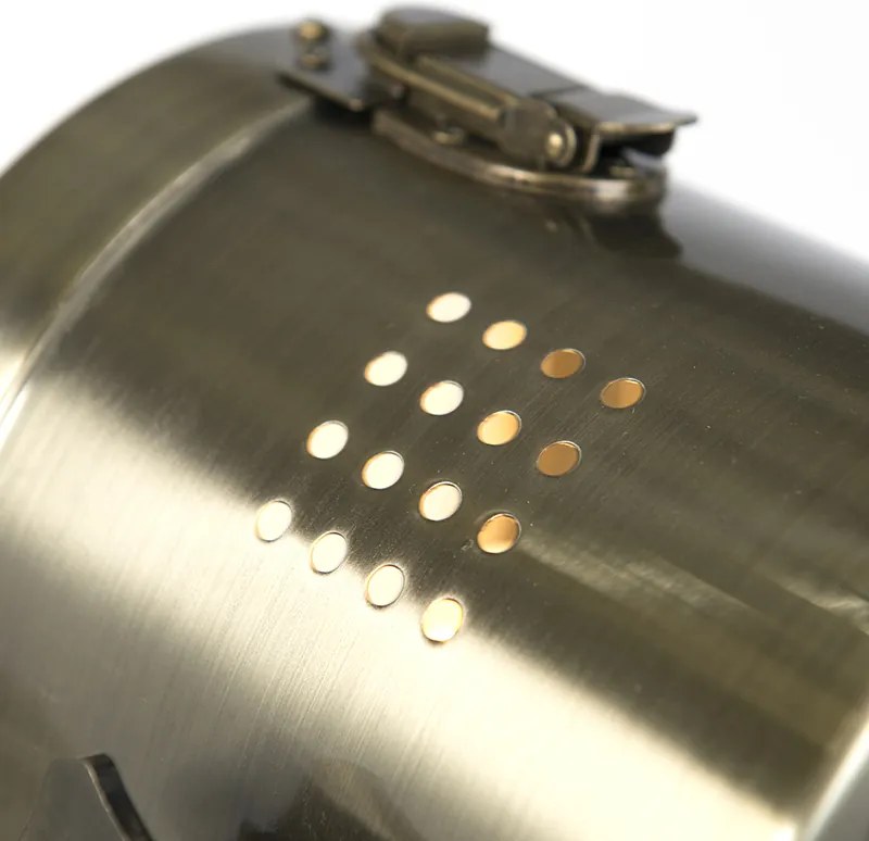 Smart vloerlamp tripod hout met studiospot incl. Wifi B35  - Braha