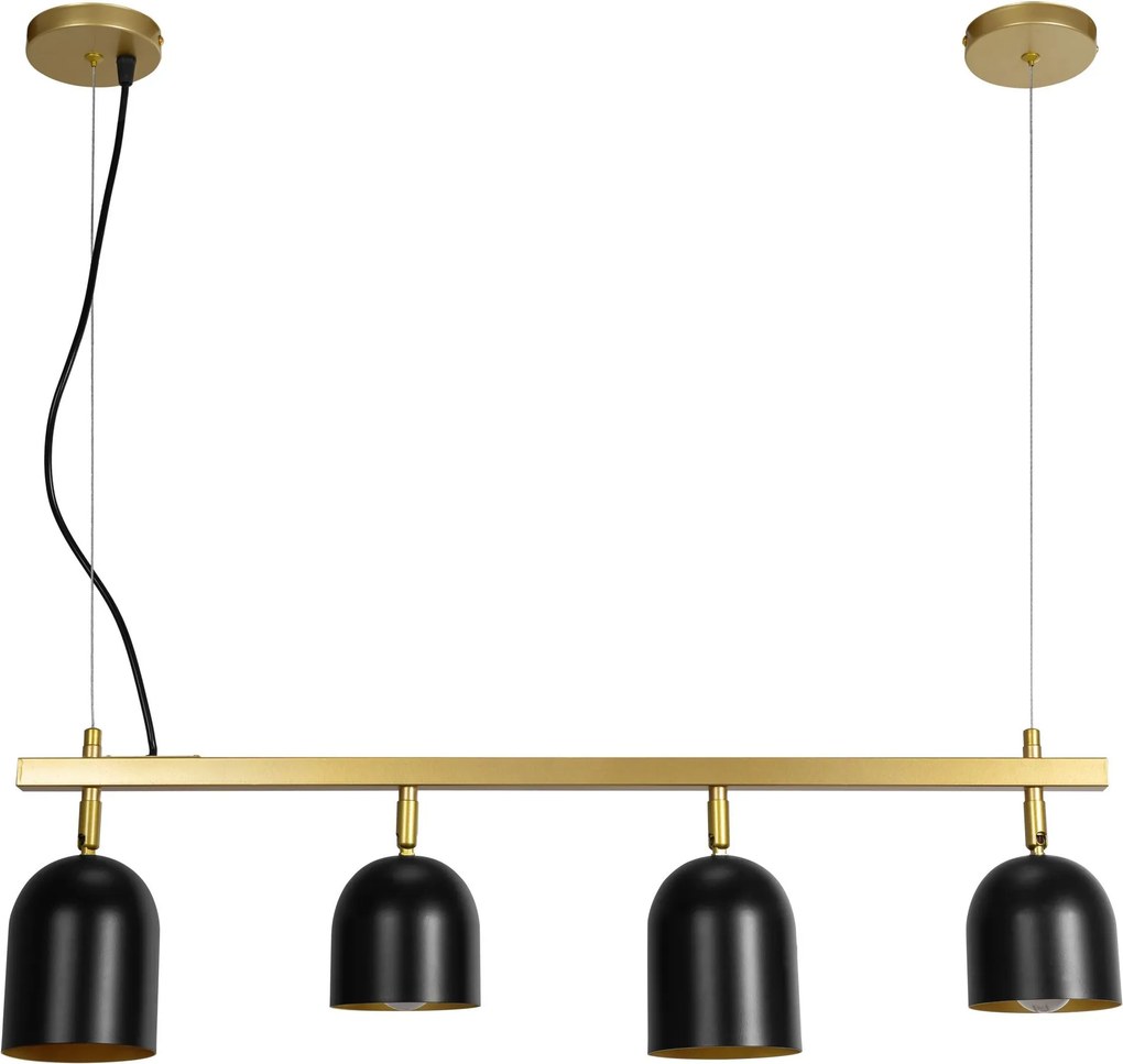 Hanglamp APP1031-4CP Zwart