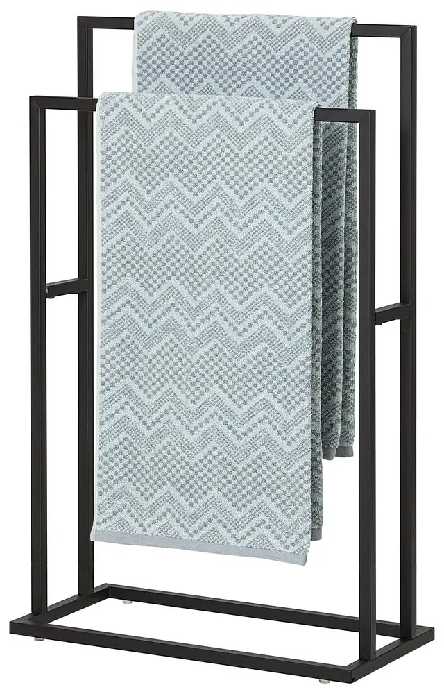 Sealskin Carré handdoekrek vrijstaand 48x78.5x24cm zwart