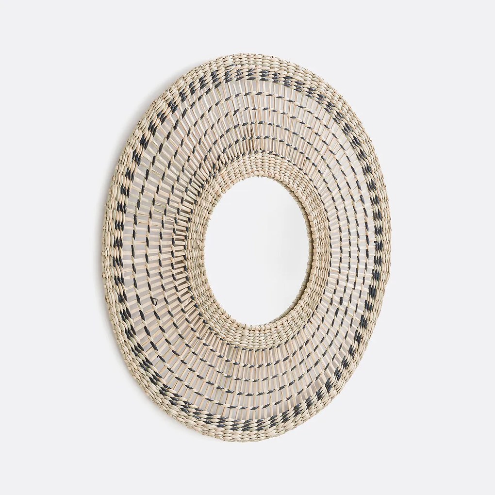 Ronde spiegel in herbariumØ50 cm, Macio