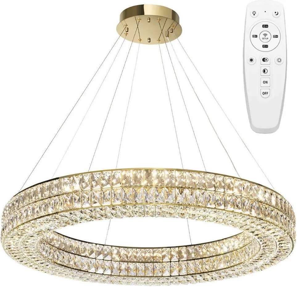 Hanglamp LED APP1569-CP Gold 80cm