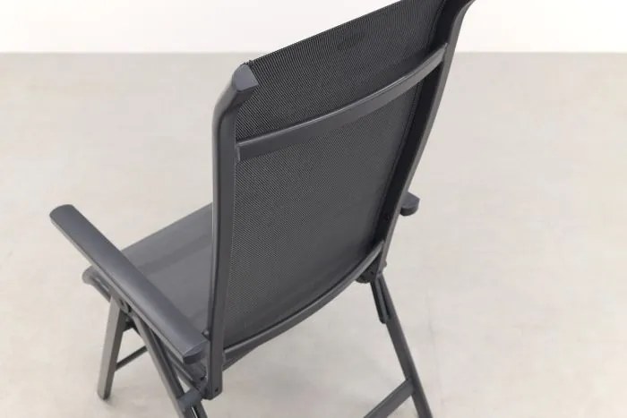Hartman Milaan/Chaneo verstelbare tuinset - 220x100 cm. - 7-delig