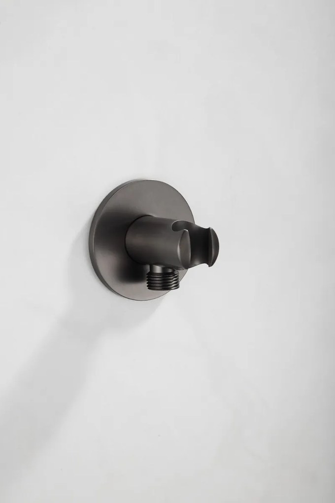 Saniclear Plus inbouw regendouche met inbouw douchekop 30x30cm verouderd ijzer - gunmetal