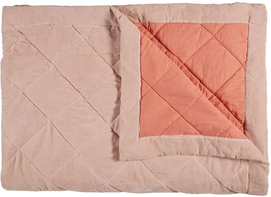 KAAT Amsterdam plaid Ogibly - roze - 180x260 cm - Leen Bakker