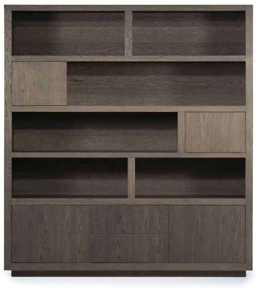 Eleonora Helsinki Vakkenkast Bruin Eiken 200 Cm - 200x42x220cm.