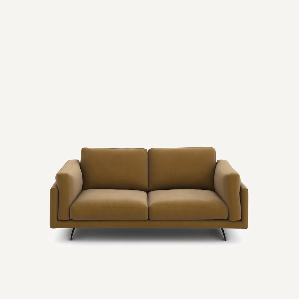 Bank, 2-zit, linnen fluweel, César