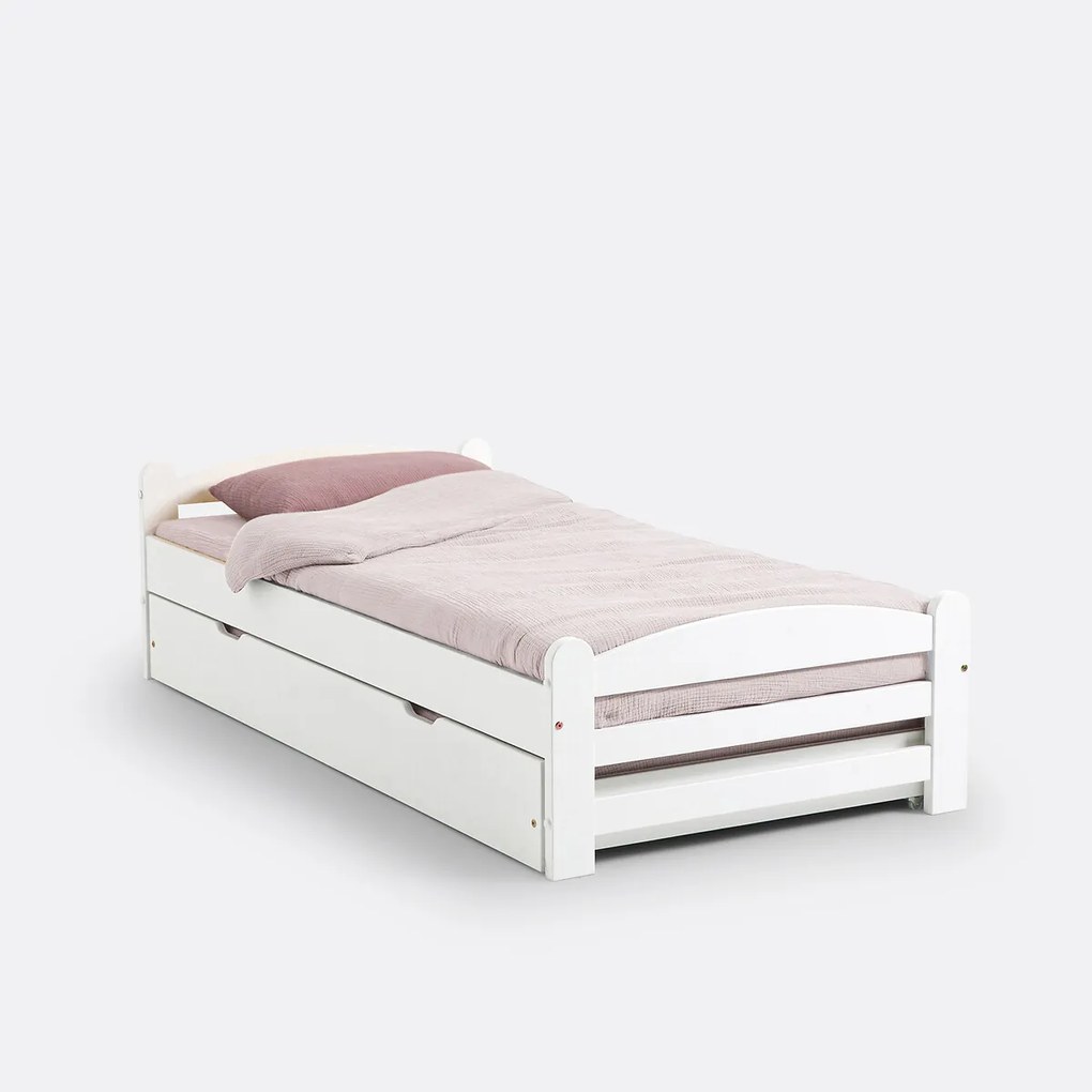 Bedlade in massief dennenhout, Loan