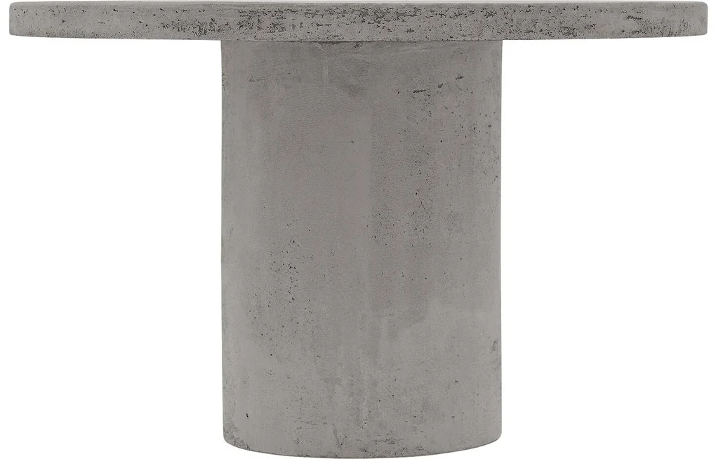 Goossens Salontafel Stone rond, beton grijs, urban industrieel, 50 x 31 x 50 cm
