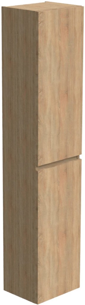 Thebalux Beat Hoge Kast Rechts 45x29x165 cm Walnut
